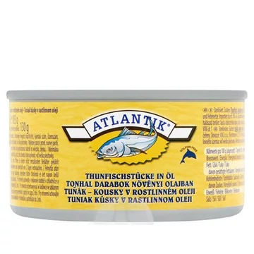 Tonhaldarabok olajban Atlantik 185g