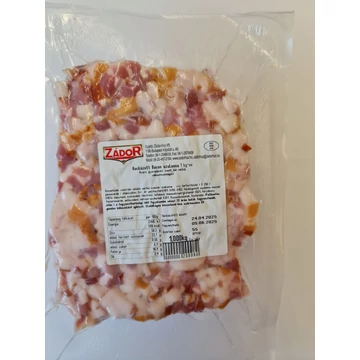 Bacon kockázott Zádor 1kg