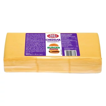 Sajt cheddar Burger szeletek 1033g