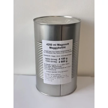 Befőtt meggy magozott 4100g/2800g