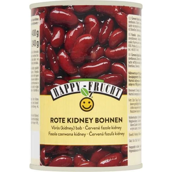 Konzerv bab vörös kidney 400g