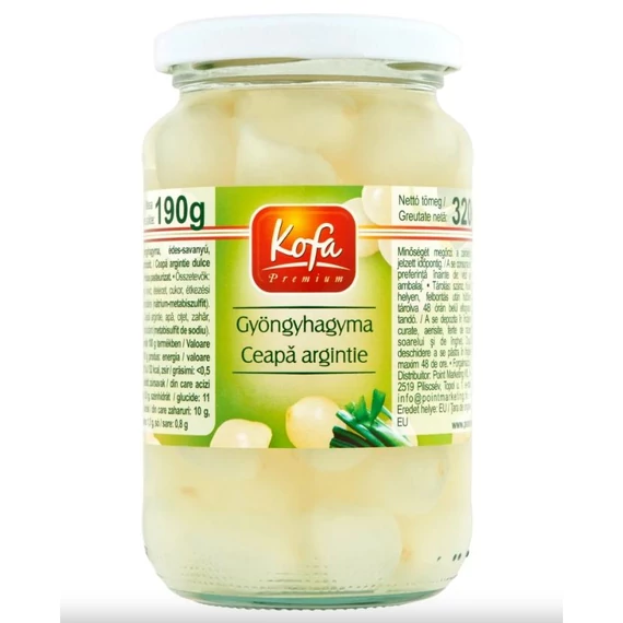 Konzerv gyöngyhagyma 320g