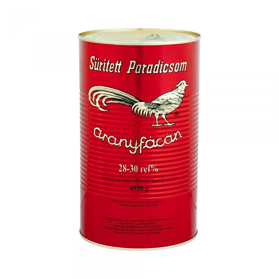 Paradicsom sűrít. AranyFácán 28-30% 4550g