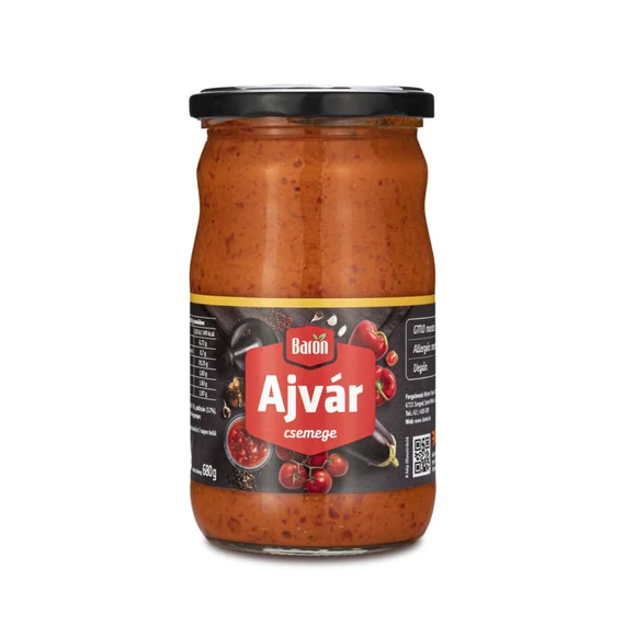 Szósz ajvár csemege Baron 680g