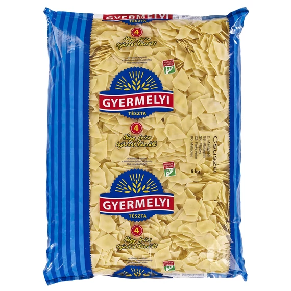 Tészta csusza 4 toj. Gyermelyi 5kg