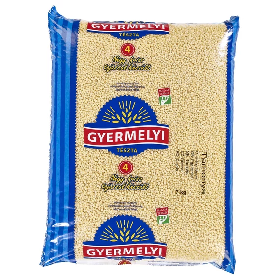 Tészta tarhonya 4 toj. Gyermelyi 7kg