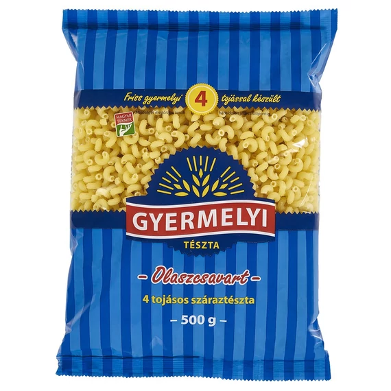 Tészta olaszcsavart Gyermelyi 500g