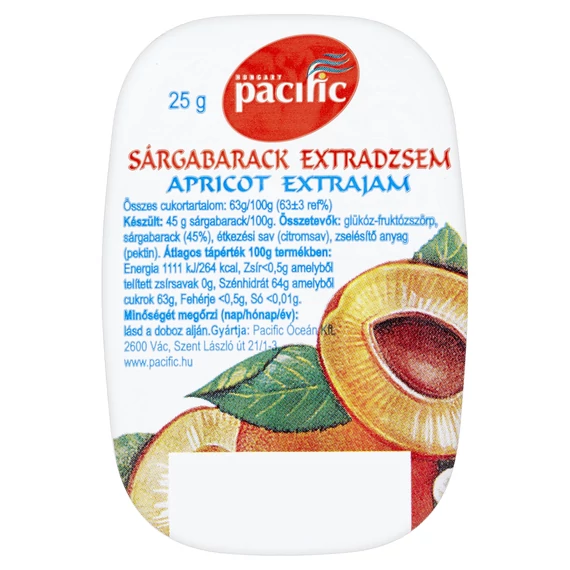 Dzsem extra mini sárgabarack Pacific 50x25g