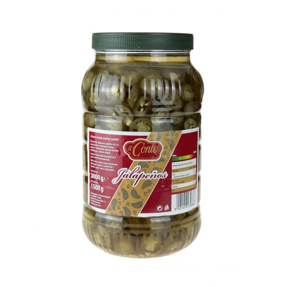 Konzerv jalapeno szeletelt Il Conte 3000/1500g