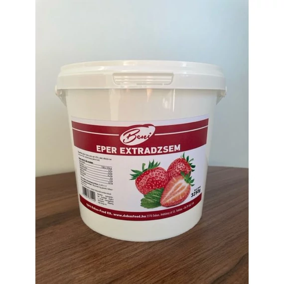 Lekvár eper extra dzsem Beni 3250g