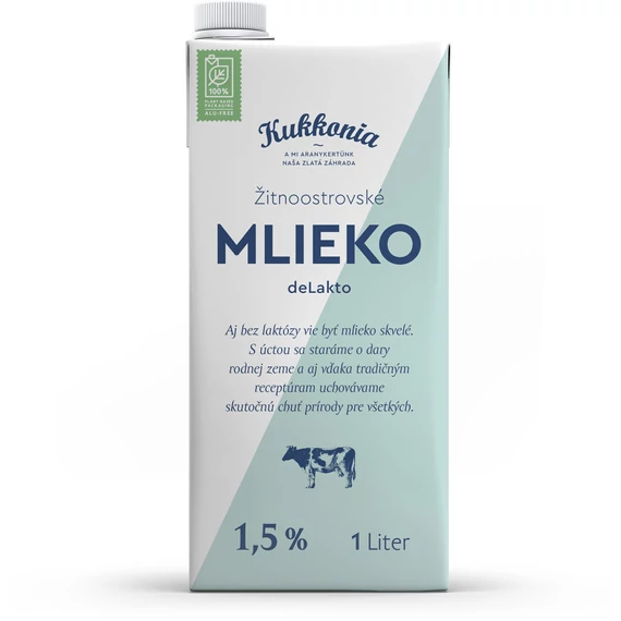 Tej laktózmentes 1,5% Kukkonia 1l