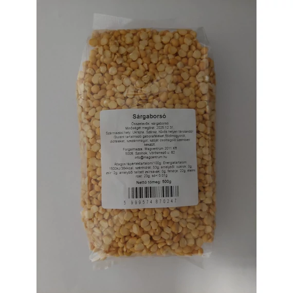 Sárgaborsó Magcentrum 500g