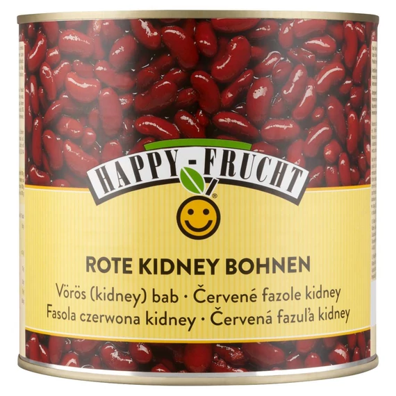 Konzerv bab vörös Happy Frucht 2500g