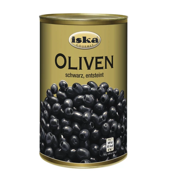 Oliva fekete magozott Iska 4250ml